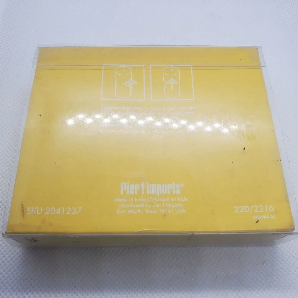 NWT Pier 1 Set of 6 Beach Candle Jewelry